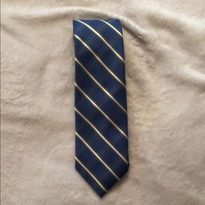 Men’s tie blue and gold